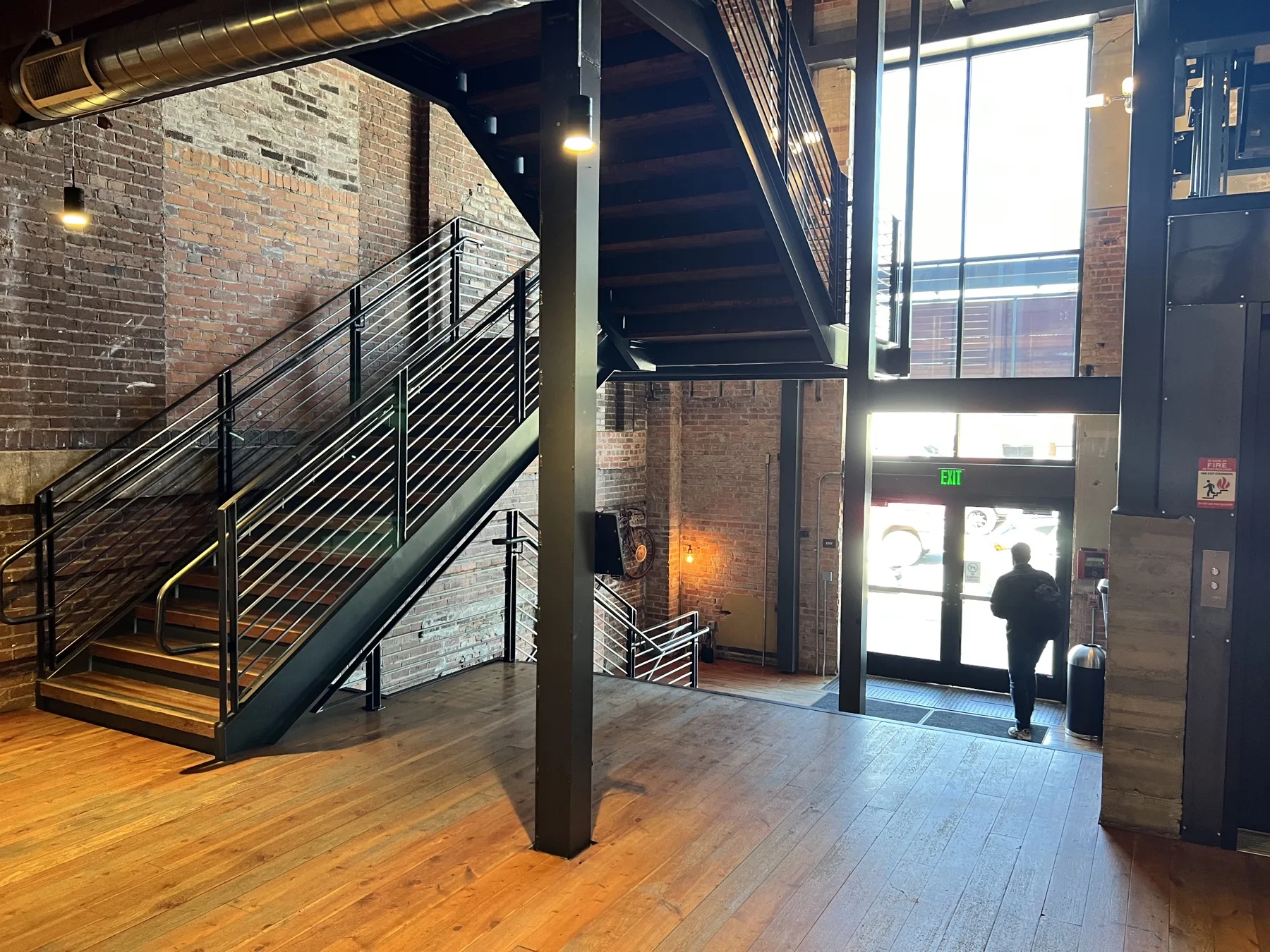 Entryway inside the building where Superspreader Media is based